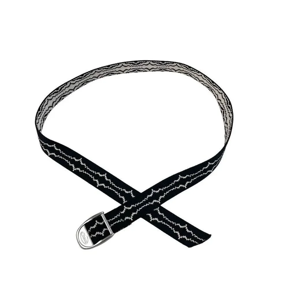 Chaco Webbing‎ belt black white